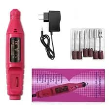 Kit Profissional de Lixadeira de Unhas Elétrica com Broca e Motor Bivolt abbot store