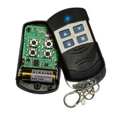 Controle Remoto Compatível 433Mhz Portão Electrónico Garagem 4 Botões Residencial  abbot store