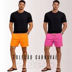 Kit 2 Shorts Linho Masculino Mauricinho Premium - Bermuda em Linho moda Praia verão festa