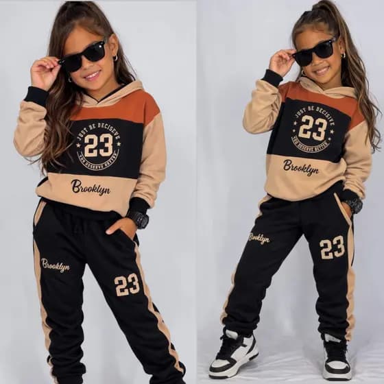 Conjunto Infantil Juvenil Moletinho de Inverno do 2 ao 14 anos