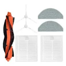 Kit Acessório Substituição Para Robô Xiaomi Vacuum Mop E10 E12 S20 B112 (7 peças)