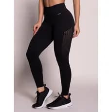Calça Legging Selene Feminina Furadinha Sem Costura Fitness Sport Academia Sem Transparência
