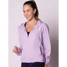 Jaqueta Adulto Corta Vento Selene Feminina Com Bolso Capuz (22025-001)