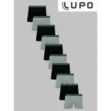 Lupo Kit 10 Cueca Boxer Algodão Respirável Masculino Adulto