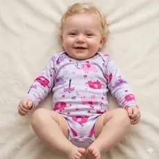 Body manga longa 100% algodão menino menina bebe estampado verao