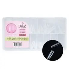 Molde F1 Sanduiche Ultra Fino D&Z Alongamento Unha Gel 240pcs Bailarina e Almold Russo Duplo
