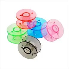kit carretilha Bobina baixa e alta plastica C/5 unidades sortido