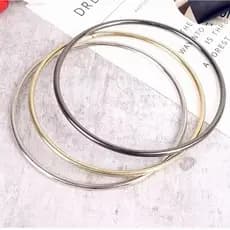 Alça para bolsa de metal redonda 10cm e 12cm - 1PAR