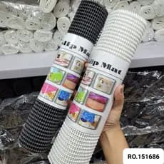 Tela antiderrapante emborachada - suporte para tapetes  proteção para armários gavetas e prateleiras 30cmx1.5mt