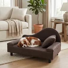 Caminha Pet Elevada Tipo Sofá Para Cachorro E Gato
