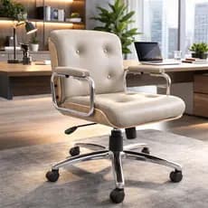 Poltrona Presidente Luxo Base Giratória Conforto E Design