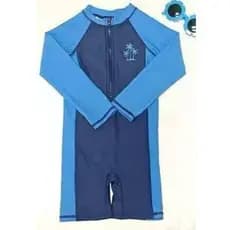 Macacão Infantil , Maiô De Menino Manga Longa De Uma Peça Para 1541-Conjunto Sunga Menino Camiseta Uv 50+ Com Chapéu