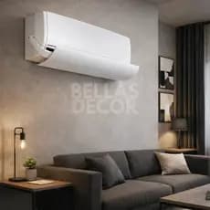 Defletor de Ar Condicionado Ajustável 103x19x18cm – Direciona o Ar e Evita Desconforto