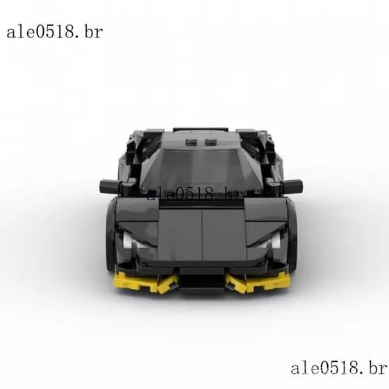 Compatível com Lego MOC Lamborghini Furacão Bezerro Blocos de Construção Masculino 8 Grades velocidade Super Racing Clea