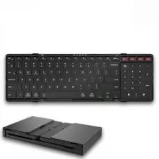 Jomaa Teclado Dobrável De Tamanho Completo Tipo-C Sem Fio Recarregável Para Viagem Bluetooth