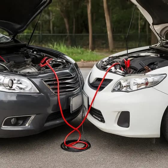 Cabos chupeta automotivo recarga bateria carro emergência energia portátil