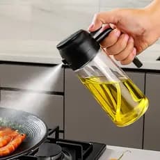 Borrifador azeite vinagre spray vidro 470ml dosador cozinha prático moderno