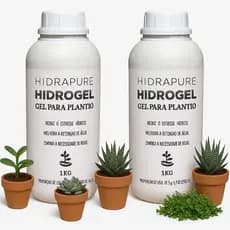 Kit 2 Hidrogel 1kg Retentor De Umidade Para Plantas E Solo- Total 2kg