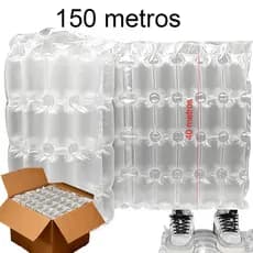 plástico bolha Filme Bolha Inflável Refil para Requer Máquina para Inflar 4 CAM 40x25x150m