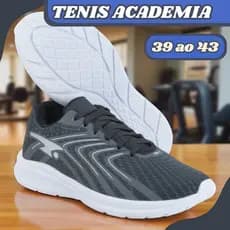 Tênis Masculino Esportivo Academia Corrida Confortável Leve Ideal Para Caminhada e Treinos 34 ao 43