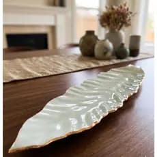 Centro de Mesa Vidro Estilo Murano Premium Decoração de Luxo Grande 40cm