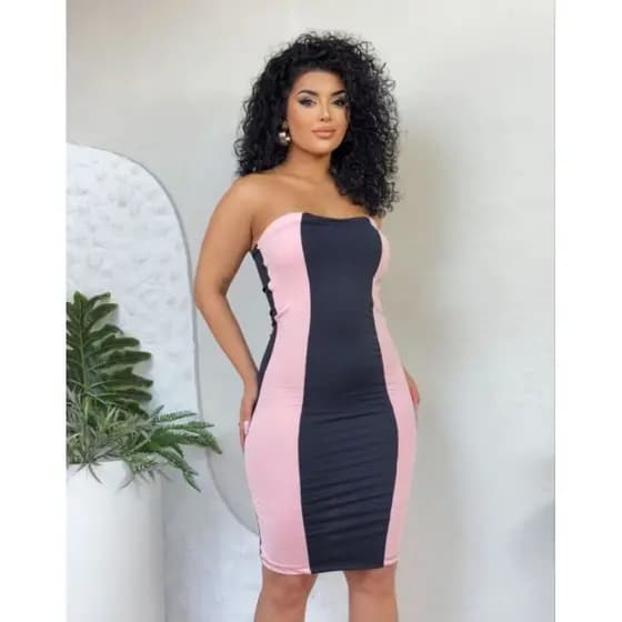 Vestido estilo tubinho - Tamanho Único.