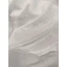 Tecido Veludo Cristal Malha Branco - 1.50m Larg x 1.00m Comp / Luxo.