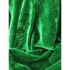 Tecido Veludo Cristal Malha Verde Bandeira 1.50m Larg x 1.00m Comp.