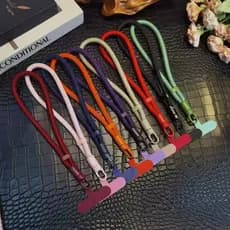 Cordão-Suporte De Clipe De Alça De Telefone Ajustável Para Todas As Capas Com 7 Mm De Espessura (Pescoço , Ombro E Cross