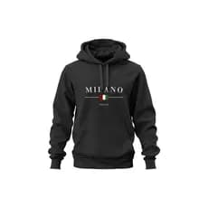 Moletom Milano Masculino Canguru Com Capuz Básico Casual Inverno