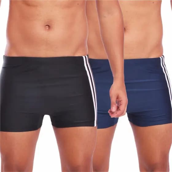 KIT 2 Sunga Boxer Masculina Box Praia Piscina Verão Forrada Sunga Masculina Moda Praia Sunga Forrada