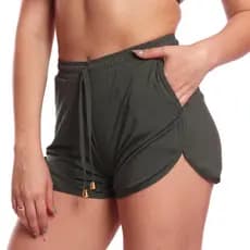 Short Feminino Moda Praia Leve Confortável Verão Short Leve Confortável Short Casual Feminino