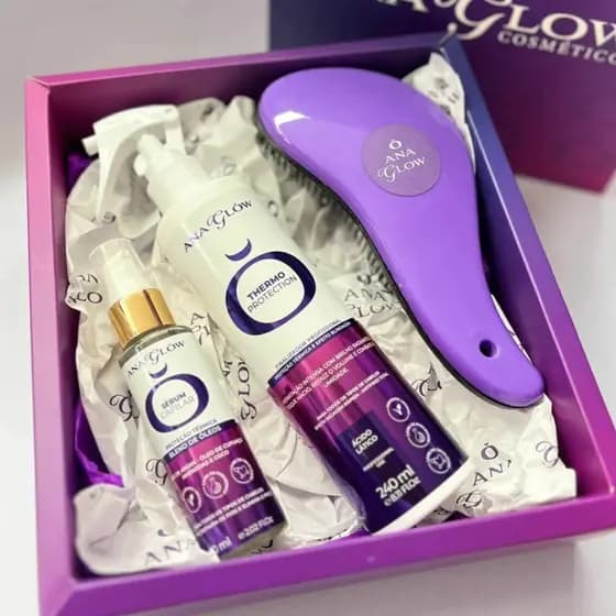 Kit Finalizador Capilar Protetor Térmico 240ml + Óleo Capilar 60ml Blend De Óleos De Argan Coco