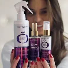 Kit Completo Protetor Térmico efeito blindagem, Óleo Capilar blend de óleos e Perfume Capilar
