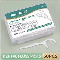200 unidades de fio dental Fio dental ultrafino arqueado smile
