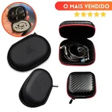 Estojo Porta capa case de proteção para Fones De Ouvido Bag KZ fone sem fio bluetooth