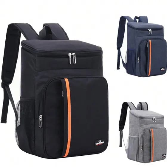 Bolsa Mochila Térmica Grande Capacidade 30L Premium 3 Compartimentos  – Mantém Alimentos Frios ou Quentes por Horas