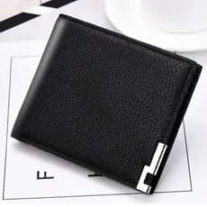 Carteira Masculina Couro Grande Capacidade Porta Cartão, Moedas, Acessórios, Carteira Casual Minimalista Presente Ideal