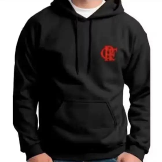 Moletom Casaco Masculino Canguru Plus Size G1 ao G5 Capuz e Bolso