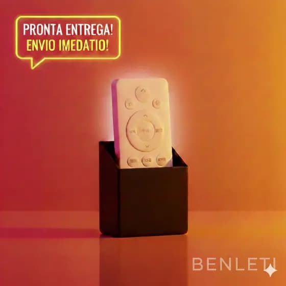 Suporte de Parede para Controle Remoto Universal TV e Ar Condicionado Organizador Multiuso