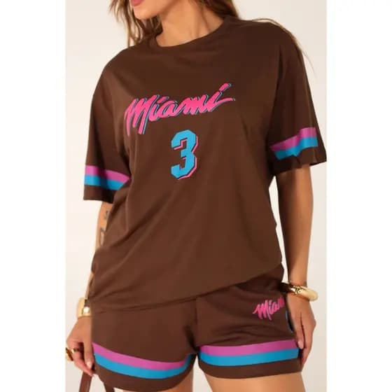 CONJUNTO MIAMI MARROM