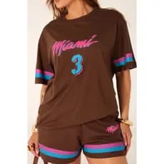 CONJUNTO MIAMI MARROM