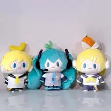 15cm Hatsune Miku Brinquedos De Pelúcia Chaveiro Kagamine Len Rin Mochila Charme Anime Bonito Decoração Presentes