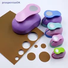 [newpros] 9/16/25mm Perfurador De Furo Redondo Em Círculo Ferramenta De Corte De Papel Feito A Mão [pubr]