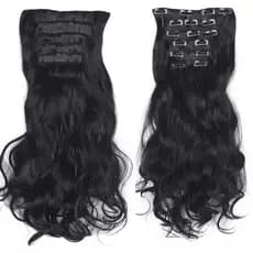 Extensões De Cabelo Tic Tac Onduladas 55cm Humana Idêntica 6 Telas 140 Gramas