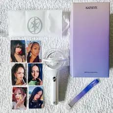 KATSEYE Suporte Luz Mercadoria Photocard Lightsticks Cartão de Luz