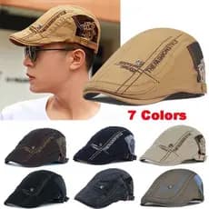 Fashion Newsboy Boné De Boina Visor Chapéu Esportivo Golfe Baseball