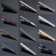 Grampo De Gravata De Alta Qualidade/Joias Masculinas Clássico/Dourado/Fosco/Simples/Escovado/Cristal