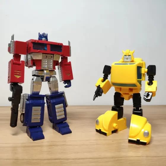 KBB Transformation G1 GT-05 GT05 Bumblebee MCS-02 MCS02 Figura de Ação Robô de Brinquedo para Crianças KTQN