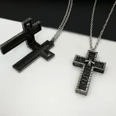 Pingente requintadoSilverCross Pingente de cruz requintado pode ser aberto